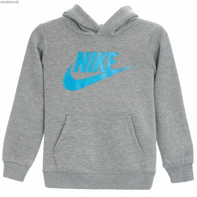Bluza bez kaptura Dziecięca Nike Metallic HBR Gifting Szary