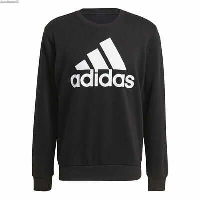 Bluza bez kaptura Męska Adidas Essentials Big Logo Czarny