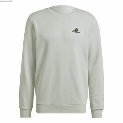 Bluza bez kaptura Męska Adidas Essentials Fleece Biały