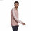 Bluza bez kaptura Męska Adidas Essentials French Terry 3 Stripes Różowy - 3