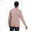 Bluza bez kaptura Męska Adidas Essentials French Terry 3 Stripes Różowy - 4