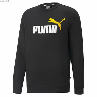Bluza bez kaptura Męska Puma Essentials Czarny