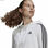 Bluza z kapturem Damska Adidas Essentials Cropped 3 Stripes Biały - 5