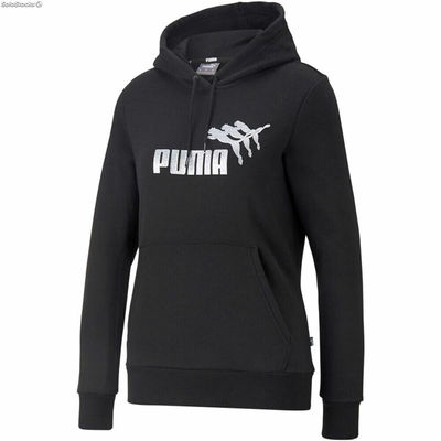 Bluza z kapturem Damska Puma Metallics Spark Czarny