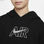 Bluza z Kapturem dla Dziewczynki air ft crop hoodie Nike DM8372 010 Czarny - 2