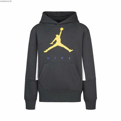 Bluza z kapturem Dziecięca Nike Jordan Jumpman Little Kids Czarny