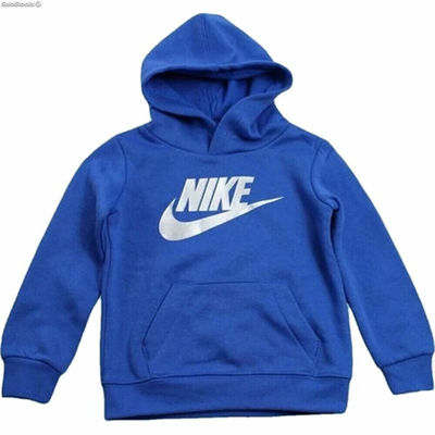 Bluza z kapturem Dziecięca Nike Metallic HBR Gifting Niebieski