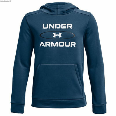 Bluza z kapturem Dziecięca Under Armour Fleece Graphic Niebieski
