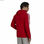 Bluza z kapturem Męska Adidas Essentials Fleece 3 Stripes Czerwony - 3
