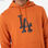 Bluza z kapturem Męska New Era MLB Seasonal Team Logo LA Ciemnopomarańczowy - 4