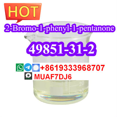 BMF yellow liquid oil CAS49851-31-2 2-Bromo-1-phenyl-1-pentanone supplier - Photo 2