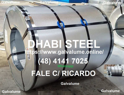 Bobina Galvalume 0,40mm x 1200mm com Dhabi Steel - Foto 5