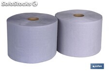 Rollo de papel industrial 2 capas con precorte 350m - pack 2 rollos