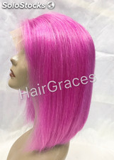 Bobo perruque Front Lace wig human hair wig colorfull wig naturel