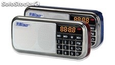 bocina portatil MP3 USD TF FM radio bateria recargable Q37