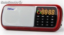 bocinas portatiles mini USB speaker TF MP3 FM radio bateria recargable Q39