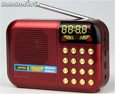 bocinas portatiles parlantes mni speaker MP3 USB TF FM radio recargable B826