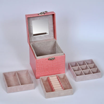 Boîte à bijoux Kélia rose - Photo 3