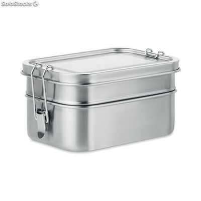 Boîte à lunch en acier inox. silver mate MIMO6212-16