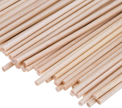 Boîte de 2500 bâtons en bois 400 x 5 x 5 mm (rondes)) - Photo 2