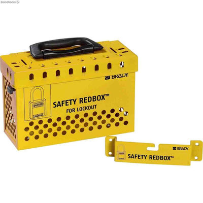 Boîte de consignation de groupe Safety Redbox — Jaune