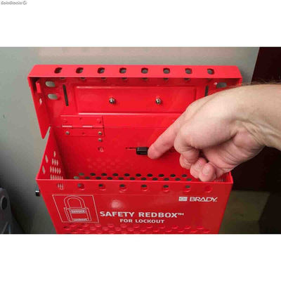 Boîte de consignation de groupe Safety Redbox — Rouge - Photo 3