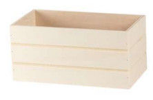 Boîte en bois rectangulaire moyenne