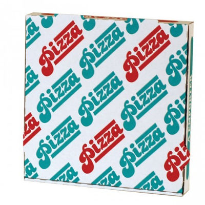 Boite pizza microcannelure blanche - 35 mm 36x36x4 cm blanc carton