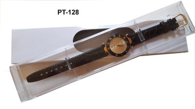Boîtes pour montres en PVC transparent, doublure en carton blanc avec fenêtre - Photo 2