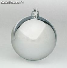Bola de navidad plata metalizada 26 cm