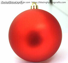 Bola plástica barata de alta calidad de la decoración de la Navidad
