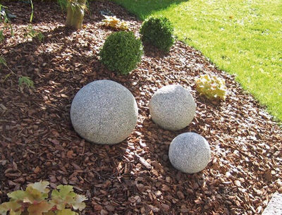 Bolas de piedra natural decoración de jardines patios bolas decorativas piedras