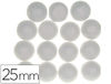 Bolas de porexpan color blanco 25 mm bolsa de 15 unidades