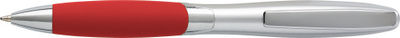 Bolígrafo ABS plateado con clip metálico