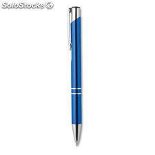 Bolígrafo aluminio pulsador azul royal MIMO8893-37