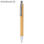 Bolígrafo bambú tucuma crudo ROHW8018S129 - Foto 4