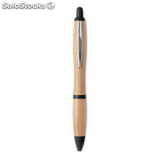 Bolígrafo bambú y abs MO9485-03