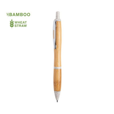 Bolígrafo bambú y caña de trigo. Carga jumbo - Foto 2