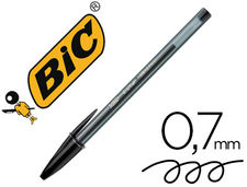 Boligrafo bic cristal ultrafine punta forma aguja 0.7 mm negro