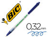 Boligrafo bic ecolutions clic stic azul