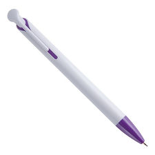 Bolígrafo bicolor con pulsador