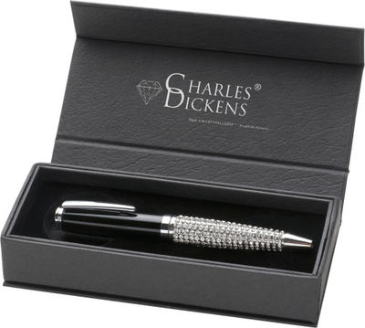 Bolígrafo Charles Dickens con cristales Swarovski de Tinta negra - Foto 2