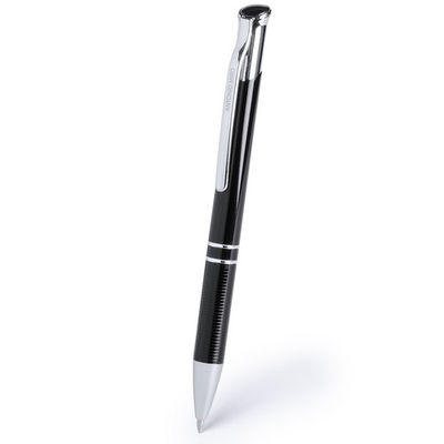 Bolígrafo clásico de marca con cuerpo bicolor