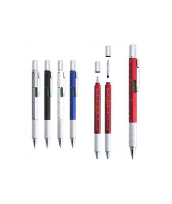 Bolígrafo con 4 Accesorios Multifunción