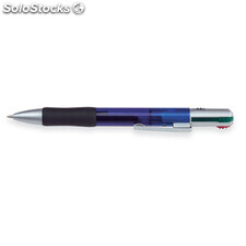 Bolígrafo con 4 colores azul transparente MIKC5116-23