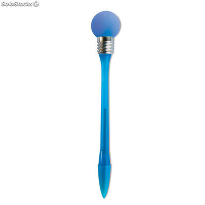 Bolígrafo con bombilla azul MIKC6777-04