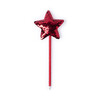 Bolígrafo con estrella roja de lentejuelas interactivas