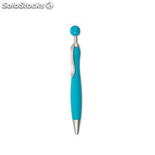 Bolígrafo con pulsador azul celeste MIIT3689-66