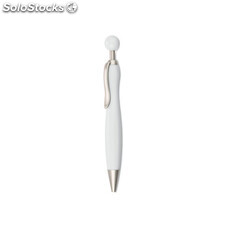 Bolígrafo con pulsador blanco MIIT3689-06