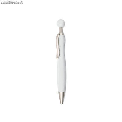 Bolígrafo con pulsador blanco MIIT3689-06